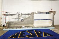 Building a well-educated work force: NESPA’s new hands-on concrete pool display, built by Anthony & Sylvan Pools, will familiarize students with components such as rebar, drains, plumbing, tiles, surfaces, coping and more