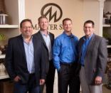 Moving up: Key executives promoted at Master Spas are (L-R) Sam Badiac, Kevin Richards, Nathan Coelho and Mike Rees. (Photo: Master Spas)