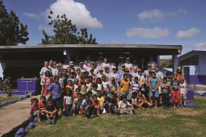 Lonza employees and dealers updated a school building in Costa Rica as part of Lonza's People Extending a Caring Hand (PEACH) program.