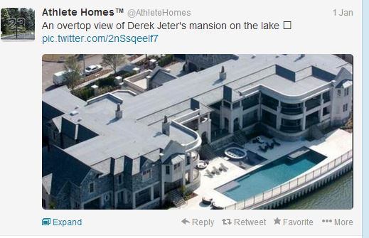 We can't even begin to imagine the pool parties that take place at Derek Jeter's home, but like&nbsp;&nbsp;
@AthleteHomes&nbsp; suggests, they are likely "over the top."&nbsp;#PSNSocialService