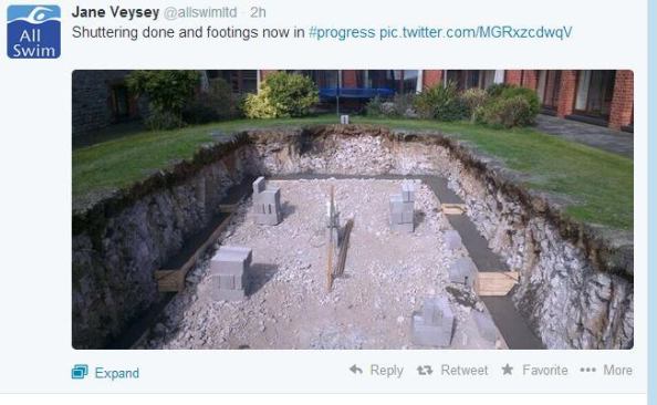 @allswimltd is excited about the progress made on this pool in the UK, and the company should be. The more pools built, whether here or overseas, the better it is for the industry as a whole. We'd love to see the finished product. Hopefully a photo will get posted on Twitter, stamped with #PSNSocialService. Good luck with the rest of the install!