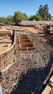 Early stage of the lazy river.