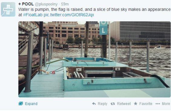 @pluspoolny is excited about the progress being made on the world's first water-filtering floating pool in New York. Read the latest 
@poolspsanews coverage of the project 
here, then&nbsp;follow the group for updates on the historic crowd-funded pool. #PSNSocialService