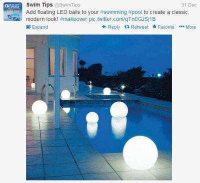 @SwimTips&nbsp; shows us that Illuminating a pool easily can be accomplished with unique floating LED light balls.&nbsp;#PSNSocialService