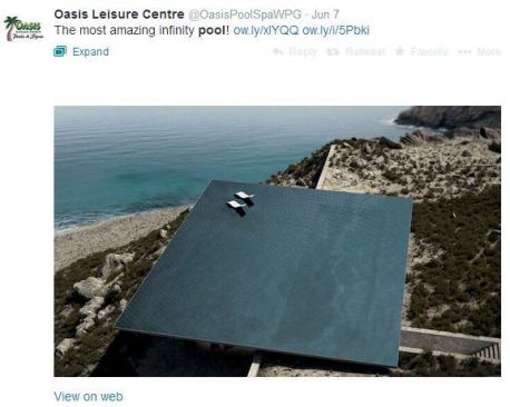 @OasisPoolSpaWPG&nbsp;has hit the nail on the head with this one. This definitely is a spectacular infinity pool. Almost too good to be true. #PSNSocialService