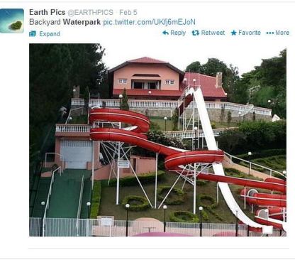 @EARTHPICS&nbsp;has us wondering how many pool builders out there are constructing mini waterparks for their customers. Sure, this one is extreme (and perhaps a bit dated), but it&nbsp;certainly&nbsp;can spark some innovative design&nbsp;ideas. Have you delved into this arena yet? If so, show us your work. Tweet your images with the hashtag #PSNSocialService.