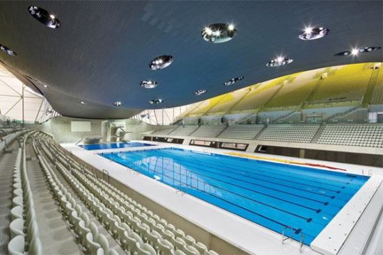 State-of-the Art DesignA large turtle waving oversized flippers, a dolphin’s back, an airy dramatic space that suggests a wave: The London Aquatic Centre, built for the London Olympics, has been described as all of these. No matter which likeness you see, designers have envisioned this state-of-the-art venue to provide a powerful experience for the 2012 Summer Games. Here, we showcase this stunning facility and the details that make it stand out.