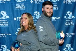 2024 Pentair Pool Pro Awards Grand Finalists Amber Gardner and Keith Smith